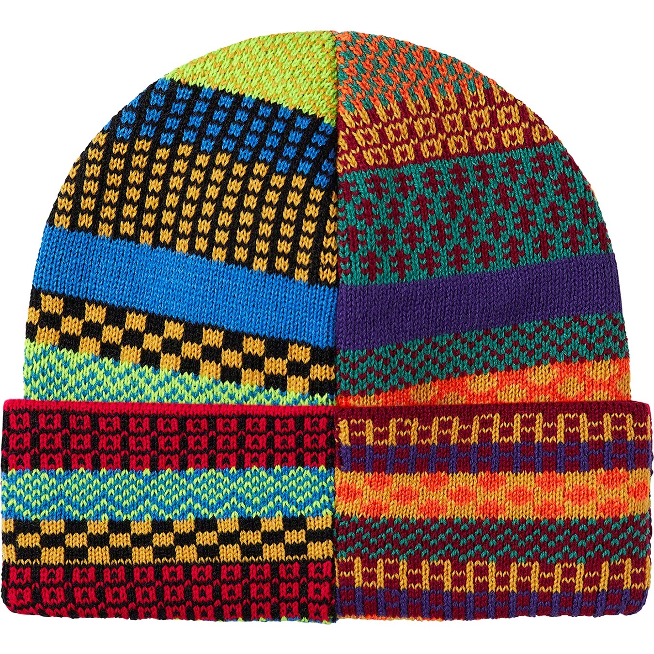 Multi Pattern Beanie view 3